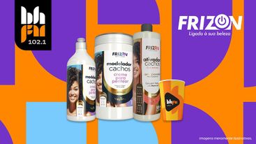 Pediu, Ouviu!- 1 Kit Frizon Texturizador de Crespos contendo: 2 cremes para pentear texturizador de crepos e 1 condicionador ativador de cachos + 01 copo exclusivo BH FM.