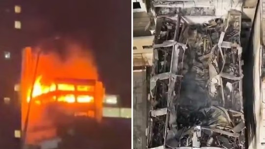 Incêndio em prédio comercial de BH: veja como era e como ficou imóvel destruído por fogo