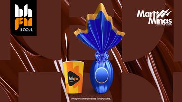 Tema do Dia - 01 Ovo de Páscoa + Copo Exclusivo BH FM.