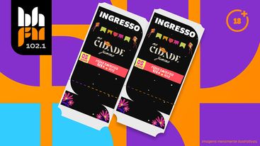 Tema do dia- 01 Par de ingressos para curtir Cidade Junina, com Pedro Sampaio, Teto e Wiu.