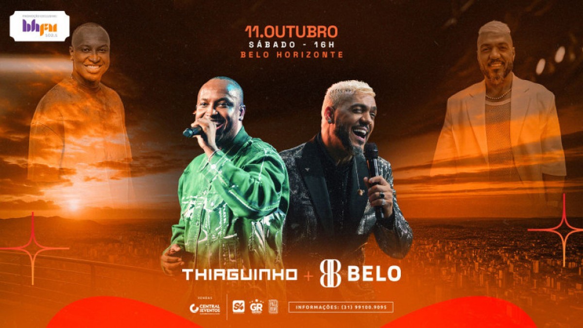 THIAGUINHO E BELO EM BH | Eventos | bhfm